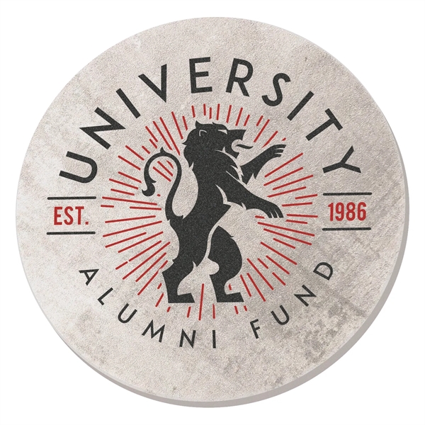 Absorbent Stone Coaster with Backgrounds.... from ASI 56950 Gill Studios Inc / Gill-Line®