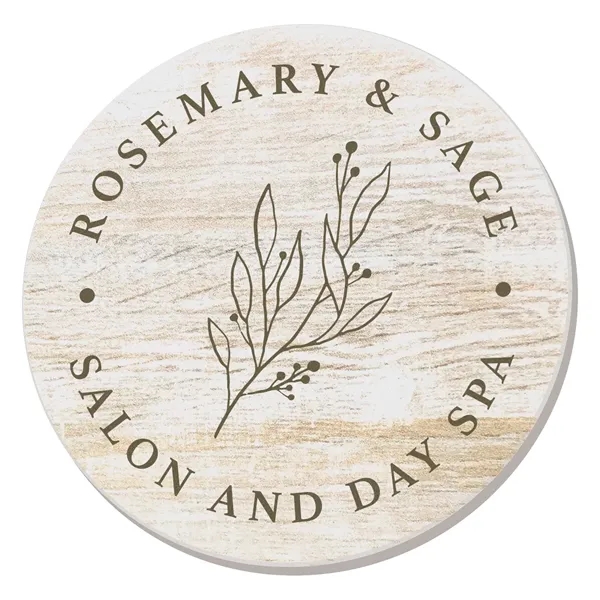 Absorbent Stone Coaster with Backgrounds.... from ASI 56950 Gill Studios Inc / Gill-Line®