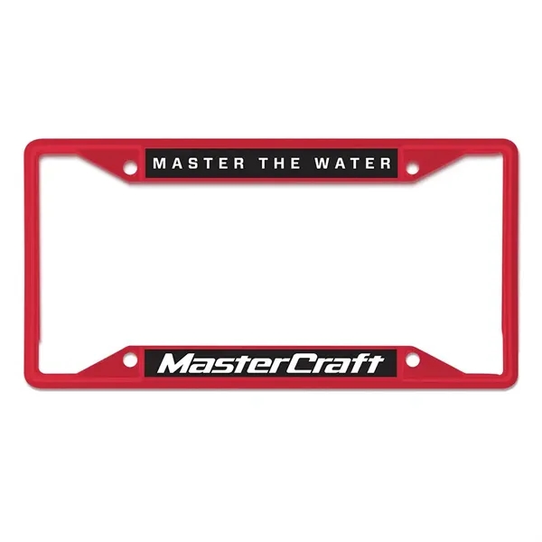 Laser cut license plate frame measuring 6.25" x 12.25" packaged in... from ASI 66390 LarLu