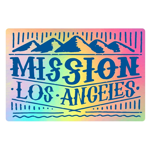 Holographic Sticker - Rectangles.... from ASI 56950 Gill Studios Inc / Gill-Line®