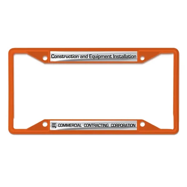 Laser cut license plate frame measuring 6.25" x 12.25" packaged in... from ASI 66390 LarLu