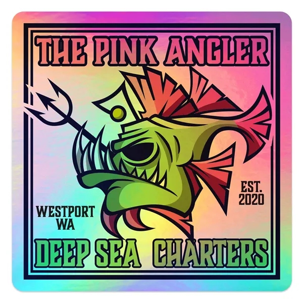 Holographic Sticker - Square.... from ASI 56950 Gill Studios Inc / Gill-Line®