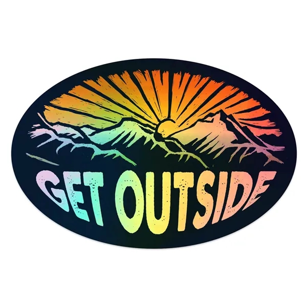 Holographic Sticker - Oval.... from ASI 56950 Gill Studios Inc / Gill-Line®