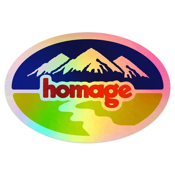 Holographic Sticker - Oval.... from ASI 56950 Gill Studios Inc / Gill-Line®