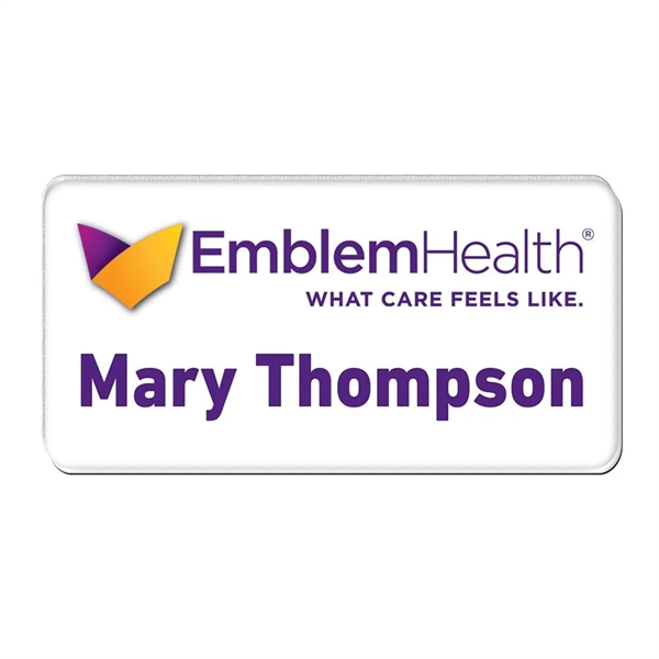 Acrylic Name Tag that measures 1.5" x 3" .... from ASI 66390 LarLu