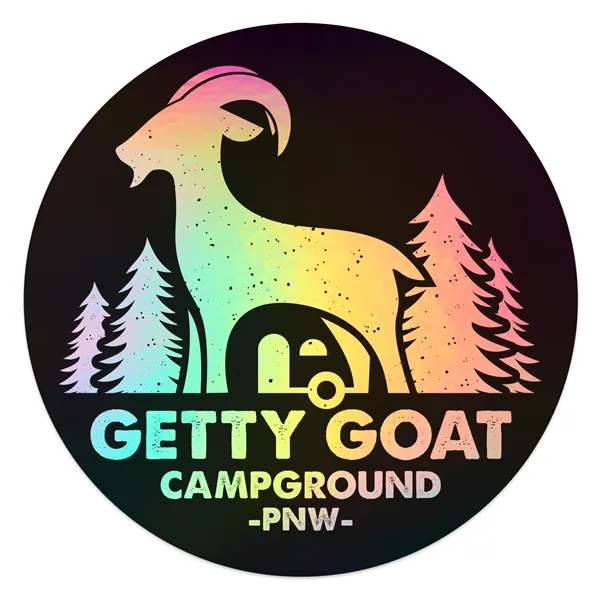 Holographic Sticker - Circles.... from ASI 56950 Gill Studios Inc / Gill-Line®