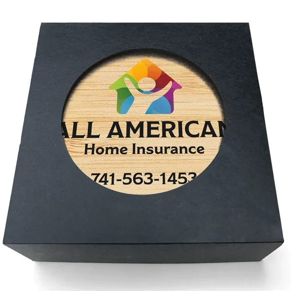 Absorbent Stone Coaster with Backgrounds. 4" x 4".... from ASI 56950 Gill Studios Inc / Gill-Line®