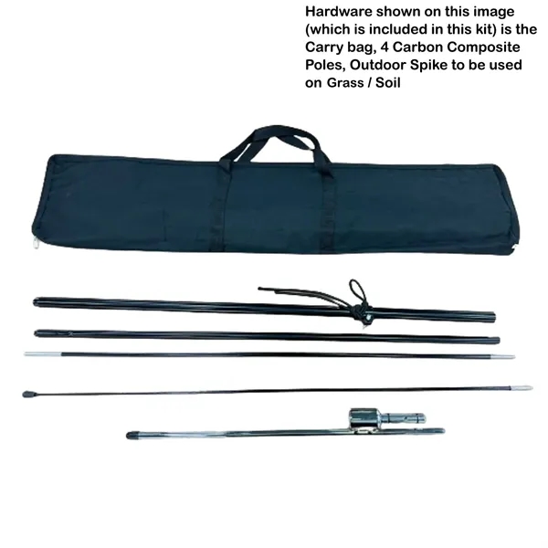 10' Small Feather Flag Kit, Single Side, Hardware Only... from ASI 53509 FIEL-Fairdeal Import & Export / FIEL