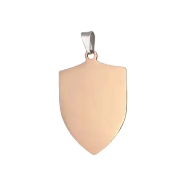 Shield stainless steel pet tag plus laser engraving on 1 location... from ASI 37218 Athena Promo (tm)