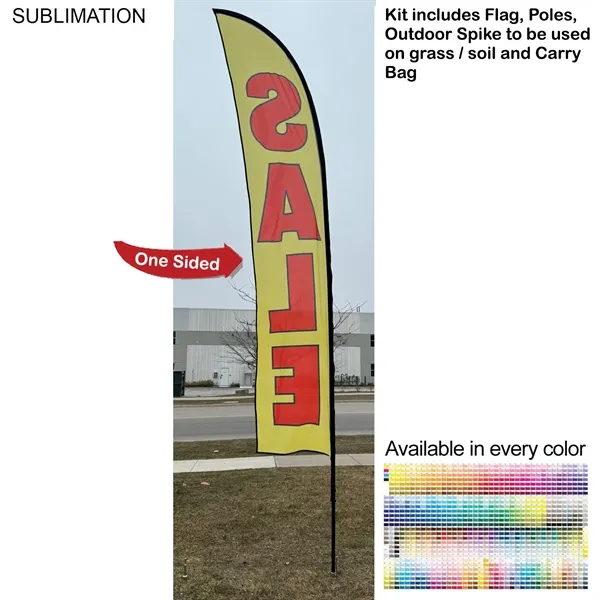 15' Large Feather Flag Kit, Full Color Graphics One Side, Outdoor... from ASI 53509 FIEL-Fairdeal Import & Export / FIEL