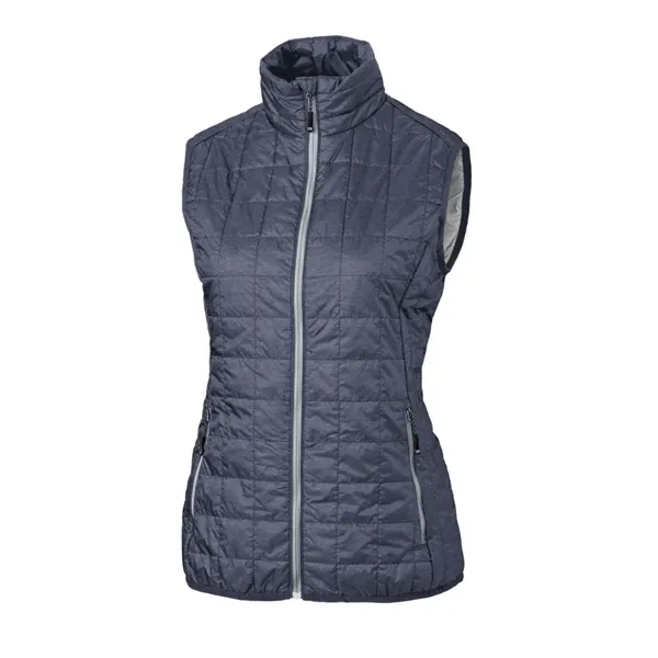 Women's puffer vest with insulation, wind and water resistance, pockets, and... from ASI 47965 Cutter & Buck