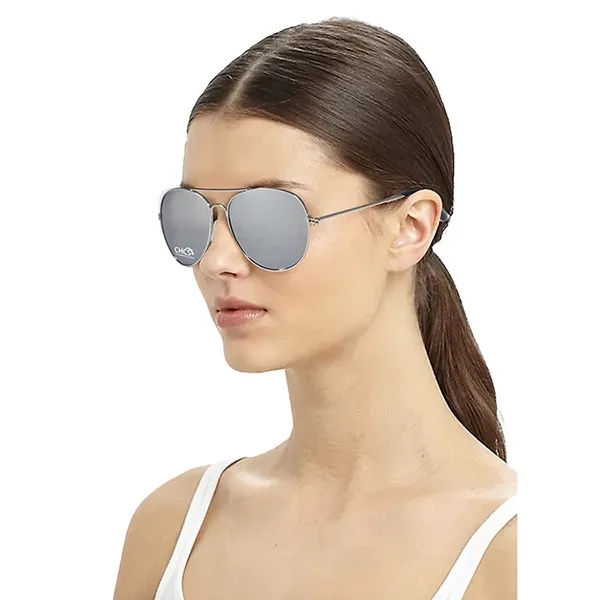 Aviator style sunglasses with acrylic lenses with UVA and UVB protection.... from ASI 62660 Innovation Line