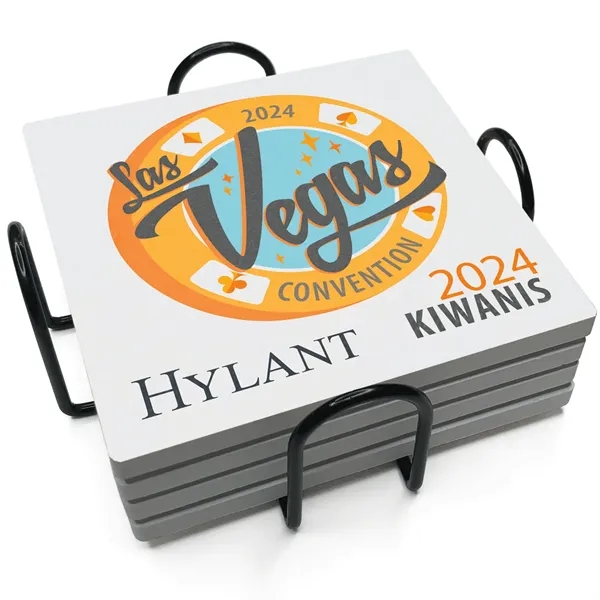 Super absorbent stone coasters are both functional and stylish. 5/16" thick... from ASI 56950 Gill Studios Inc / Gill-Line®