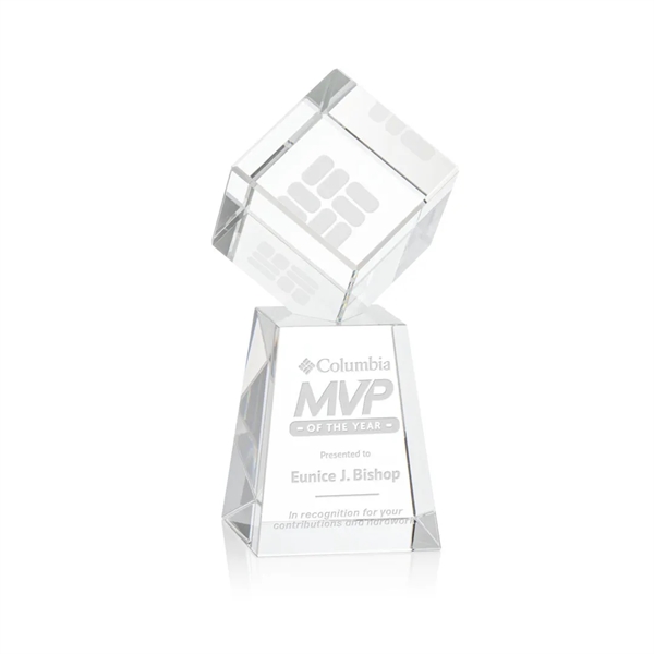 The Burrill Award on Base is a perfectly polished cube made... from ASI 84592 St Regis Group / St Regis