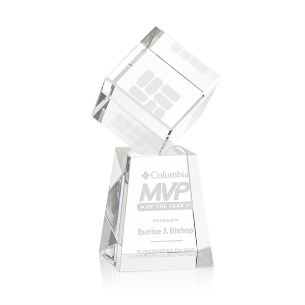 The Burrill Award on Base is a perfectly polished cube made... from ASI 84592 St Regis Group / St Regis