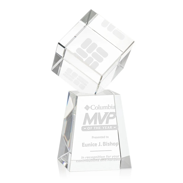 The Burrill Award on Base is a perfectly polished cube made... from ASI 84592 St Regis Group / St Regis
