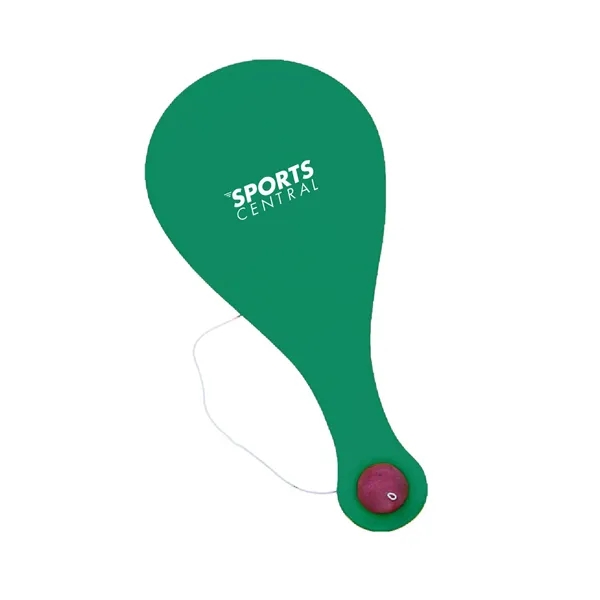 10 1/2" plastic paddle ball game in assorted colors.... from ASI 63549 Jornik Manufacturing Corp / Jornik