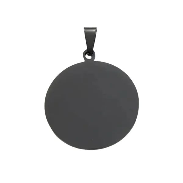 Round stainless steel pet tag plus laser engraving on 1 location... from ASI 37218 Athena Promo (tm)