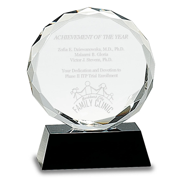 Facet Crystal on Pedestal Base... from ASI 92531 Unique Custom Products / UCP