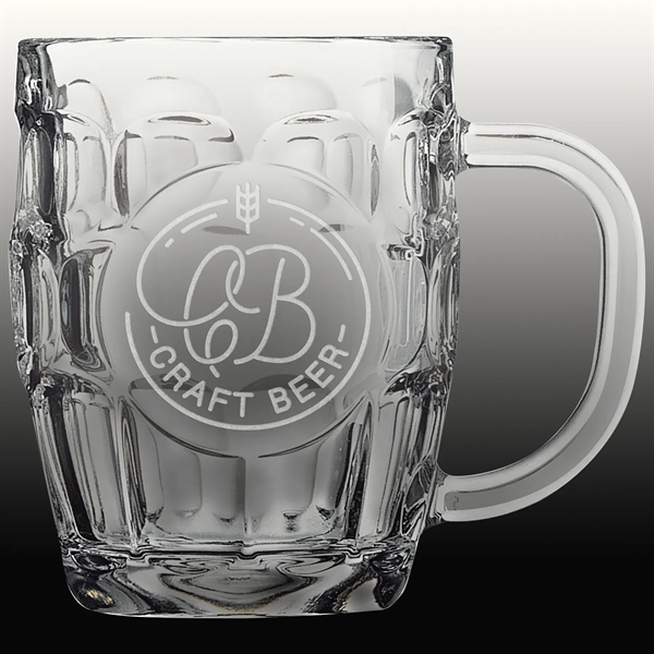 20 oz. Beer Mug with Oval Engraving Area and Handle... from ASI 92531 Unique Custom Products / UCP