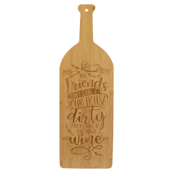 Bamboo Wine Bottle Cutting Board... from ASI 92531 Unique Custom Products / UCP