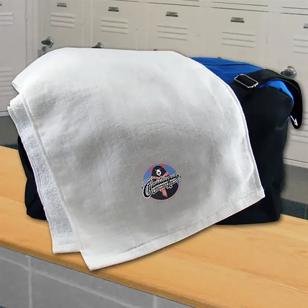 12" x 42" white sport towels made of 5 oz. 100%... from ASI 90160 Suntex Industries