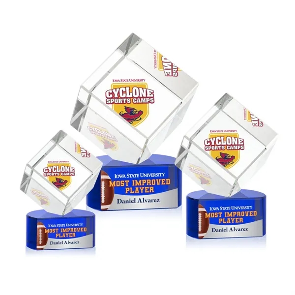 The Burrill VividPrint™ Award on Base is a perfectly polished cube... from ASI 84592 St Regis Group / St Regis