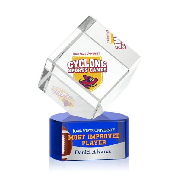 The Burrill VividPrint™ Award on Base is a perfectly polished cube... from ASI 84592 St Regis Group / St Regis