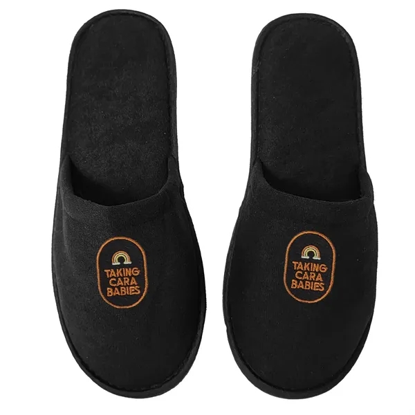 Soft, terry comfy slippers for men and women.... from ASI 90160 Suntex Industries