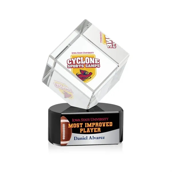 The Burrill VividPrint™ Award on Base is a perfectly polished cube... from ASI 84592 St Regis Group / St Regis