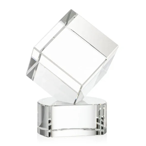 The Burrill VividPrint™ Award on Base is a perfectly polished cube... from ASI 84592 St Regis Group / St Regis
