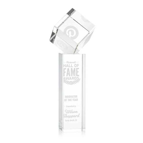 The Burrill Award on Base is a perfectly polished cube made... from ASI 84592 St Regis Group / St Regis