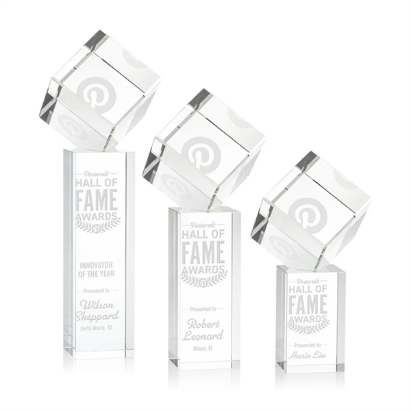 The Burrill Award on Base is a perfectly polished cube made... from ASI 84592 St Regis Group / St Regis