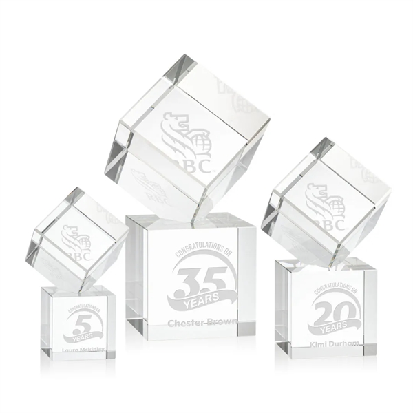 The Burrill Award on Base is a perfectly polished cube made... from ASI 84592 St Regis Group / St Regis