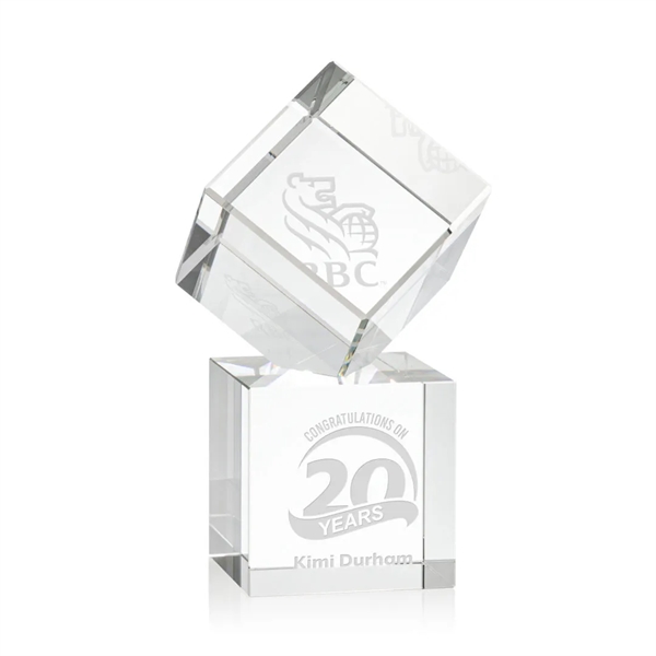 The Burrill Award on Base is a perfectly polished cube made... from ASI 84592 St Regis Group / St Regis