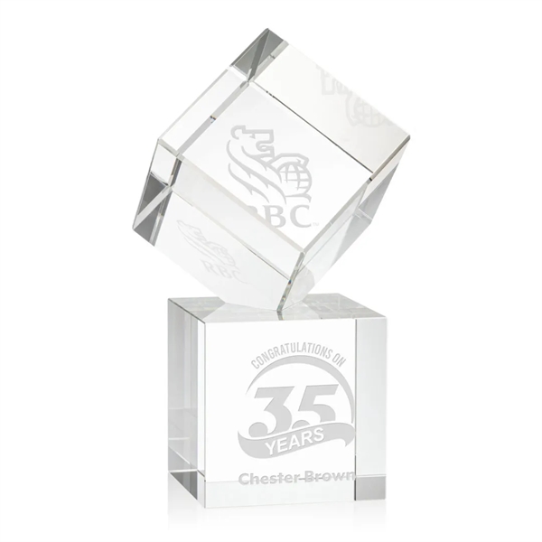 The Burrill Award on Base is a perfectly polished cube made... from ASI 84592 St Regis Group / St Regis