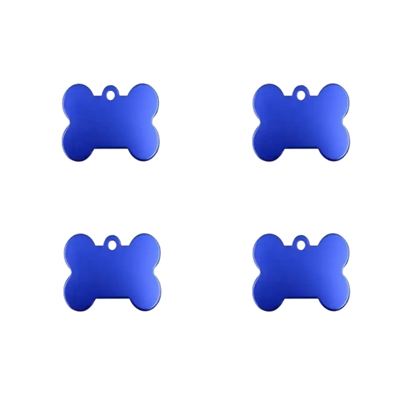 Aluminum bone shape pet tag plus laser engraving on 1 location... from ASI 37218 Athena Promo (tm)