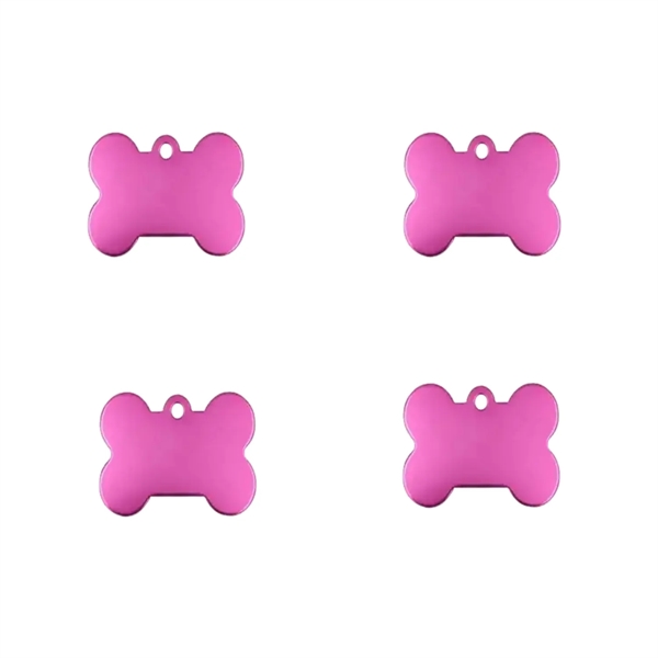 Aluminum bone shape pet tag plus laser engraving on 1 location... from ASI 37218 Athena Promo (tm)