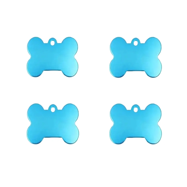 Aluminum bone shape pet tag plus laser engraving on 1 location... from ASI 37218 Athena Promo (tm)