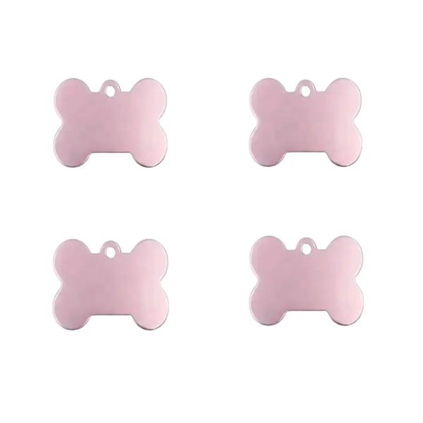 Aluminum bone shape pet tag plus laser engraving on 1 location... from ASI 37218 Athena Promo (tm)
