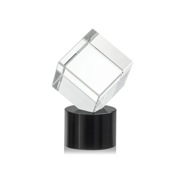 The Burrill VividPrint™ Award on Base is a perfectly polished cube... from ASI 84592 St Regis Group / St Regis