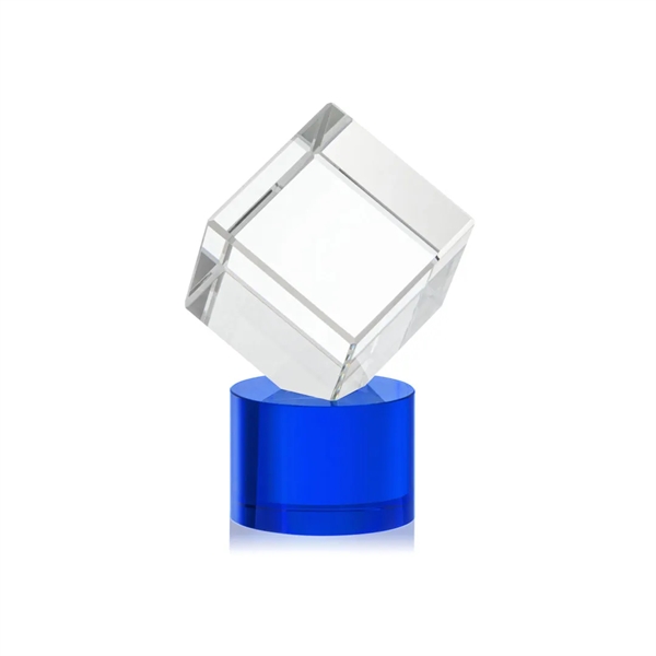 The Burrill VividPrint™ Award on Base is a perfectly polished cube... from ASI 84592 St Regis Group / St Regis