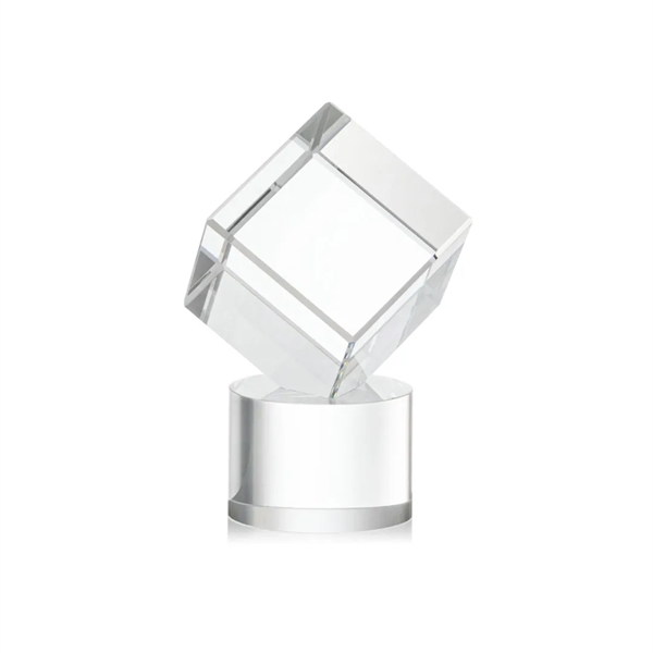 The Burrill VividPrint™ Award on Base is a perfectly polished cube... from ASI 84592 St Regis Group / St Regis