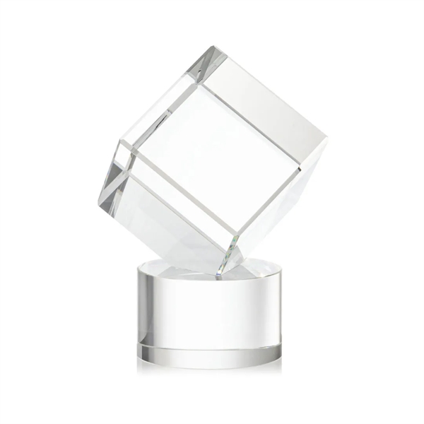 The Burrill VividPrint™ Award on Base is a perfectly polished cube... from ASI 84592 St Regis Group / St Regis