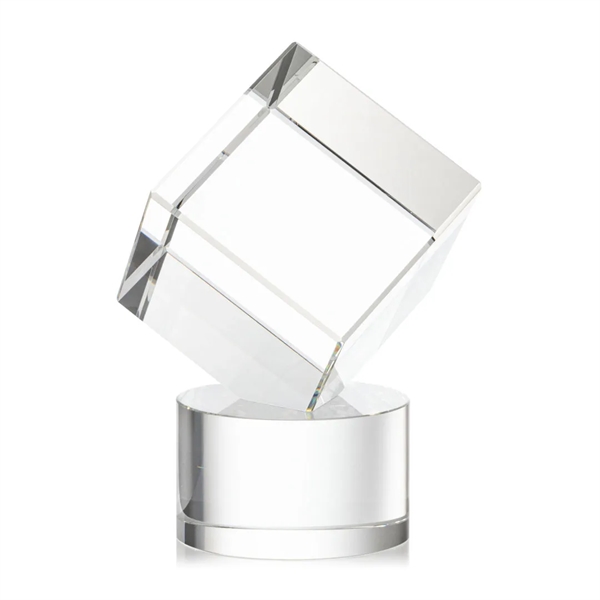 The Burrill VividPrint™ Award on Base is a perfectly polished cube... from ASI 84592 St Regis Group / St Regis