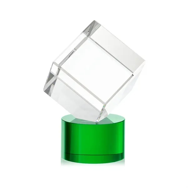 The Burrill VividPrint™ Award on Base is a perfectly polished cube... from ASI 84592 St Regis Group / St Regis