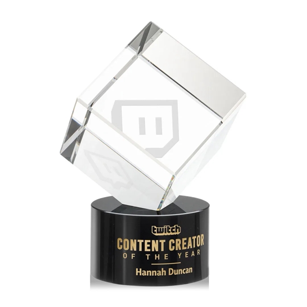 The Burrill Award on Base is a perfectly polished cube made... from ASI 84592 St Regis Group / St Regis