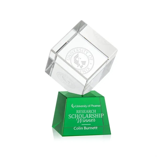 The Burrill Award on Base is a perfectly polished cube made... from ASI 84592 St Regis Group / St Regis