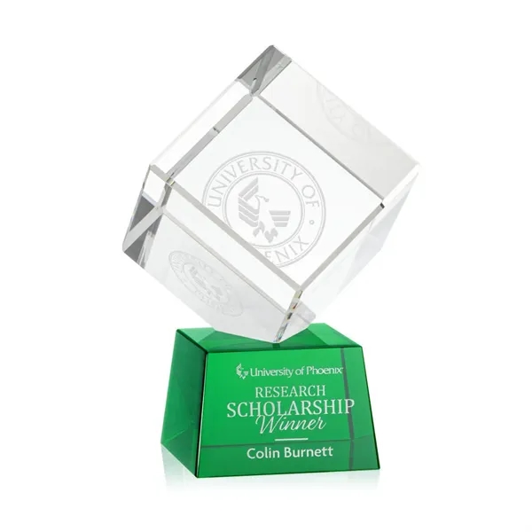 The Burrill Award on Base is a perfectly polished cube made... from ASI 84592 St Regis Group / St Regis