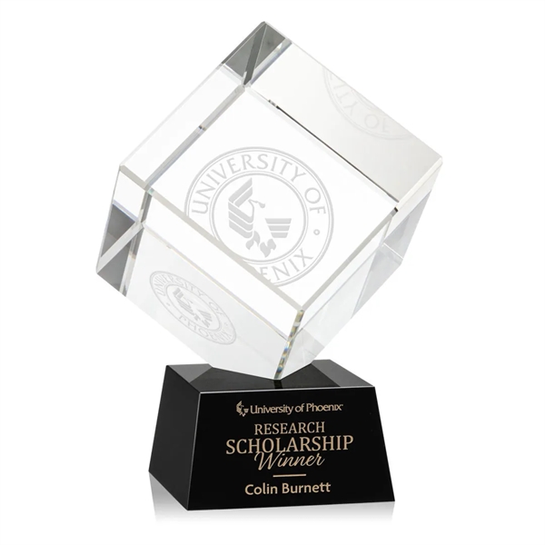 The Burrill Award on Base is a perfectly polished cube made... from ASI 84592 St Regis Group / St Regis